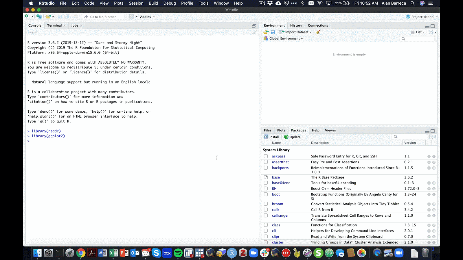 importing data